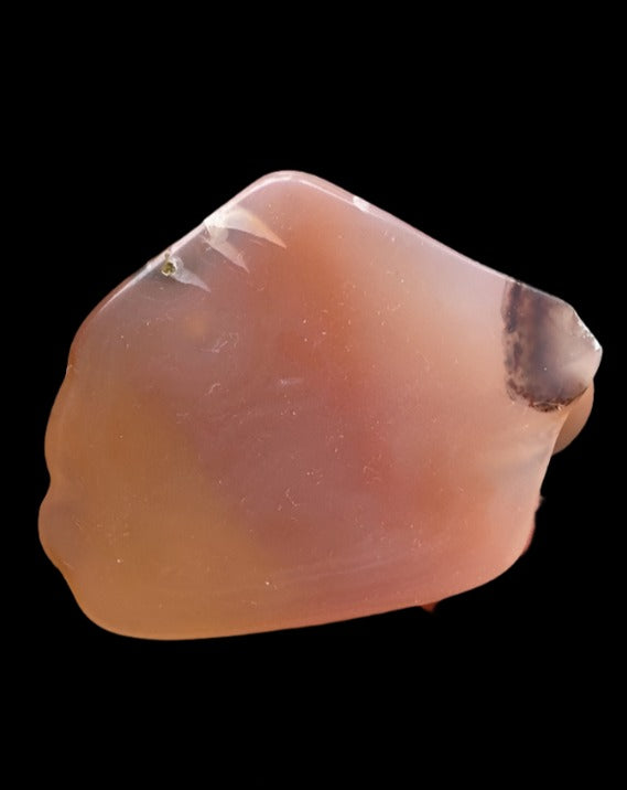 33 gram pink and yellow carnelian