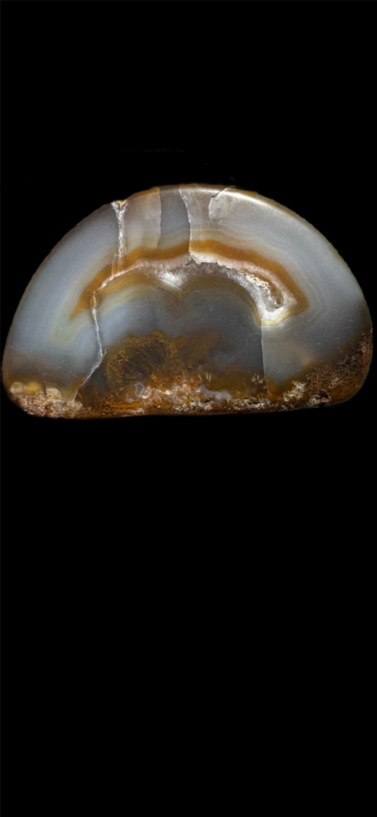 Beautiful natural seascape agate.